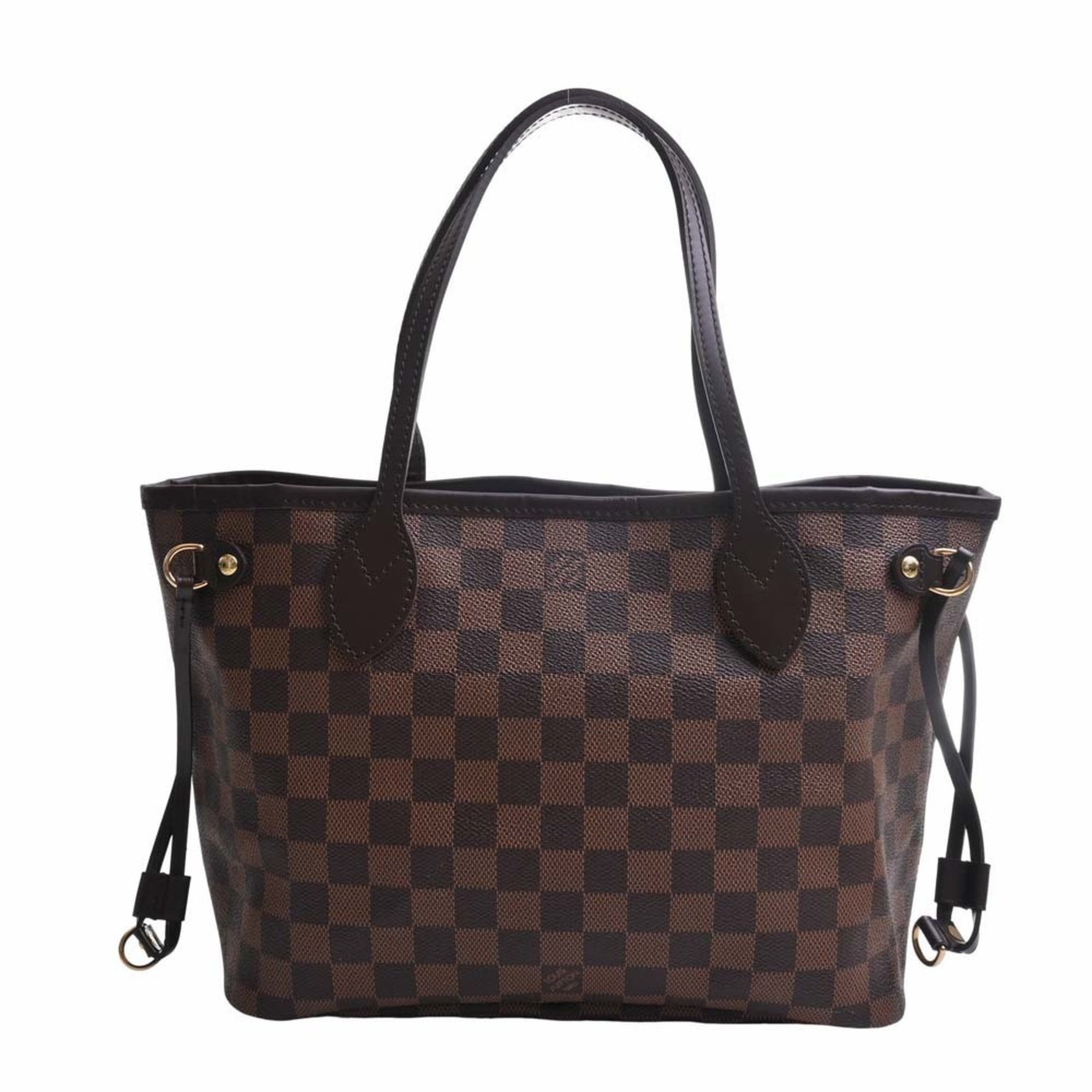 LOUIS VUITTON Damier Neverfull PM Tote Bag N51109 Brown Women's | AlmaBagz