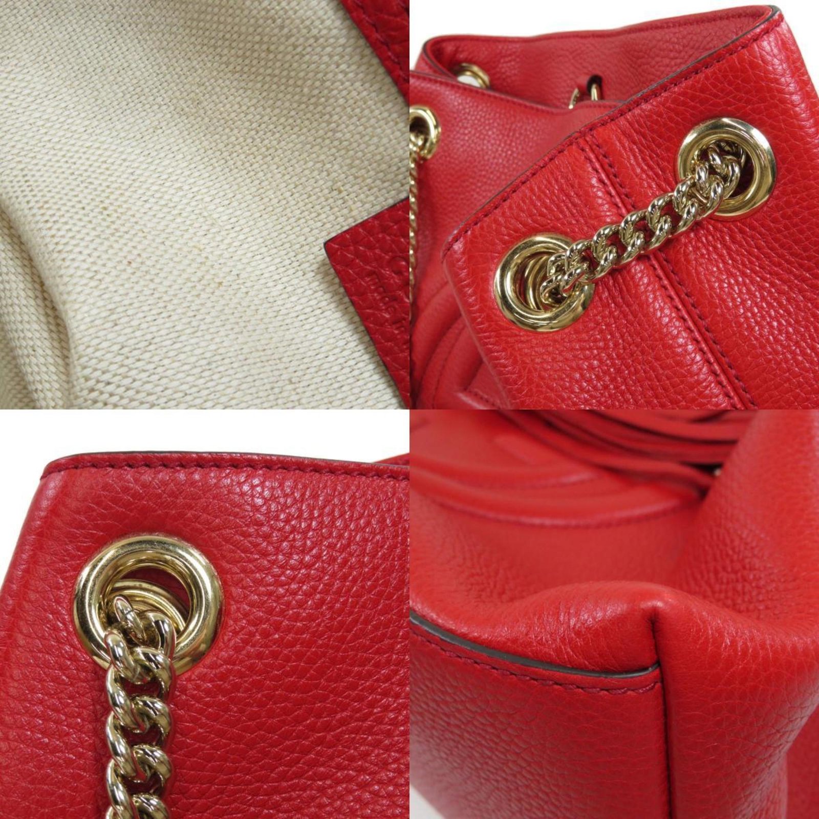 Gucci 536196 Soho Interlocking G Tote Bag Calf Ladies GUCCI | AlmaBagz - Image 9