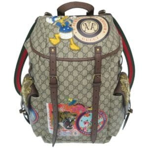 Gucci Disney Collaboration Neo Vintage GG Supreme 460029 Rucksack Daypack Donald Duck Bag | AlmaBagz
