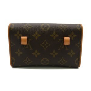 LOUIS VUITTON Pochette Florentine Brown Monogram PVC coated canvas M51855 | AlmaBagz