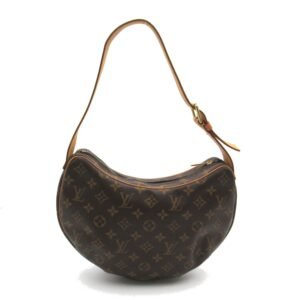 LOUIS VUITTON Croissant MM Brown Monogram PVC coated canvas M51512 | AlmaBagz