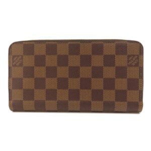 LOUIS VUITTON N41661 Zippy Damier Ebene Long Wallet Canvas Women's | AlmaBagz