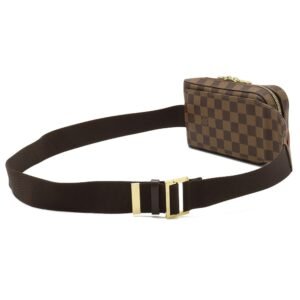 LOUIS VUITTON Damier Jeronimos Body Bag Shoulder Waist Pouch N51994 | AlmaBagz