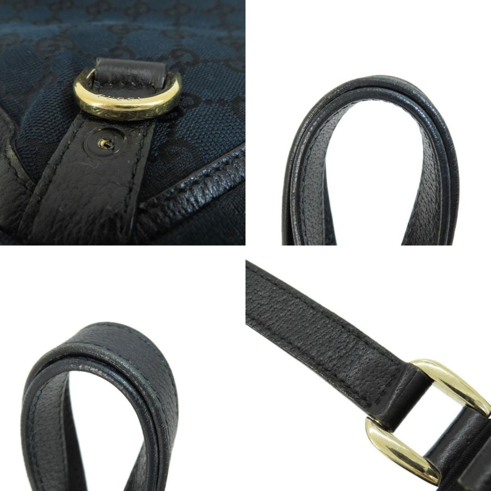 GUCCI 130739 GG Handbag Canvas Ladies | AlmaBagz - Image 8