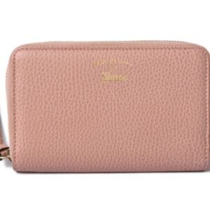 Gucci wallet GUCCI folding swing leather light pink 354497 | AlmaBagz