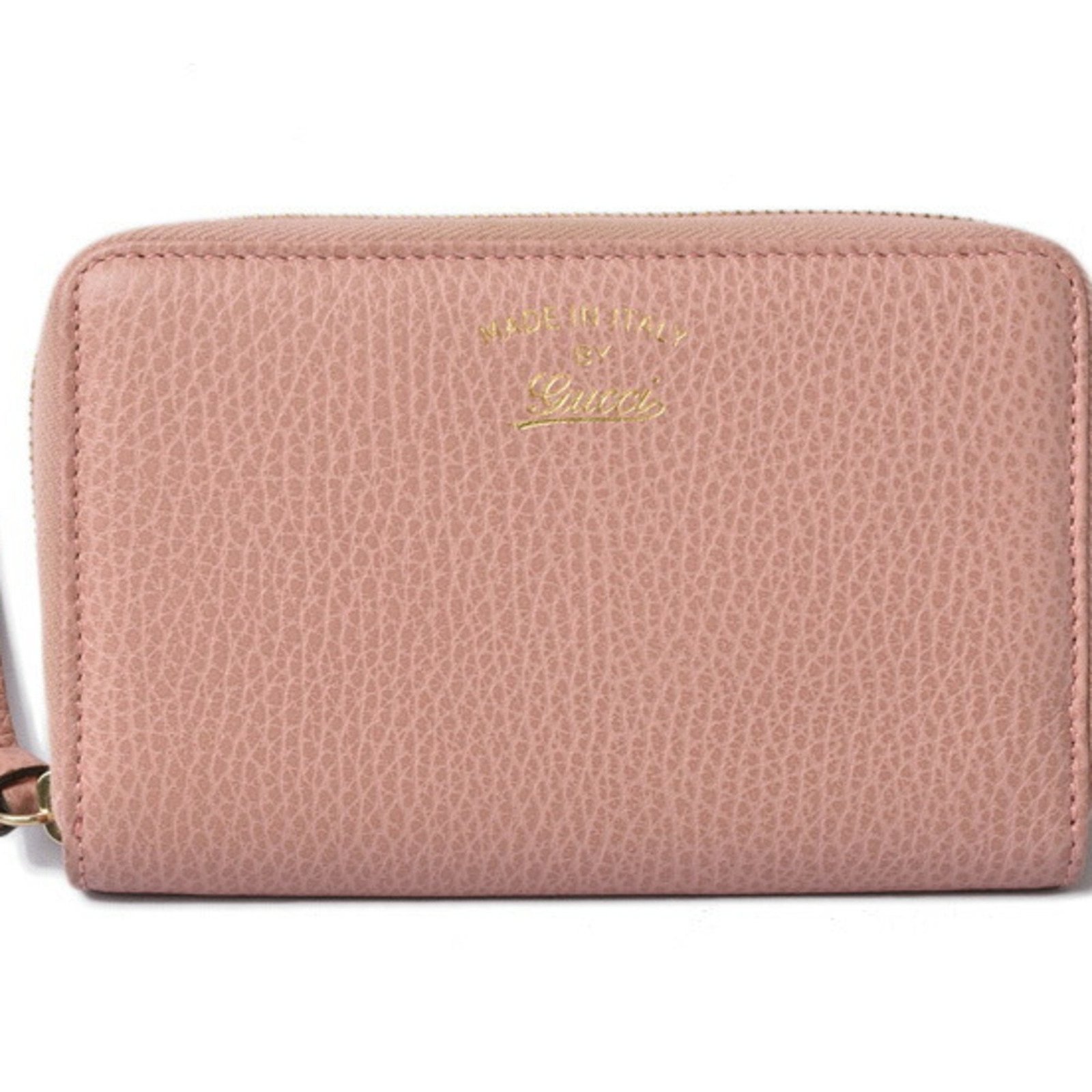 Gucci wallet GUCCI folding swing leather light pink 354497 | AlmaBagz
