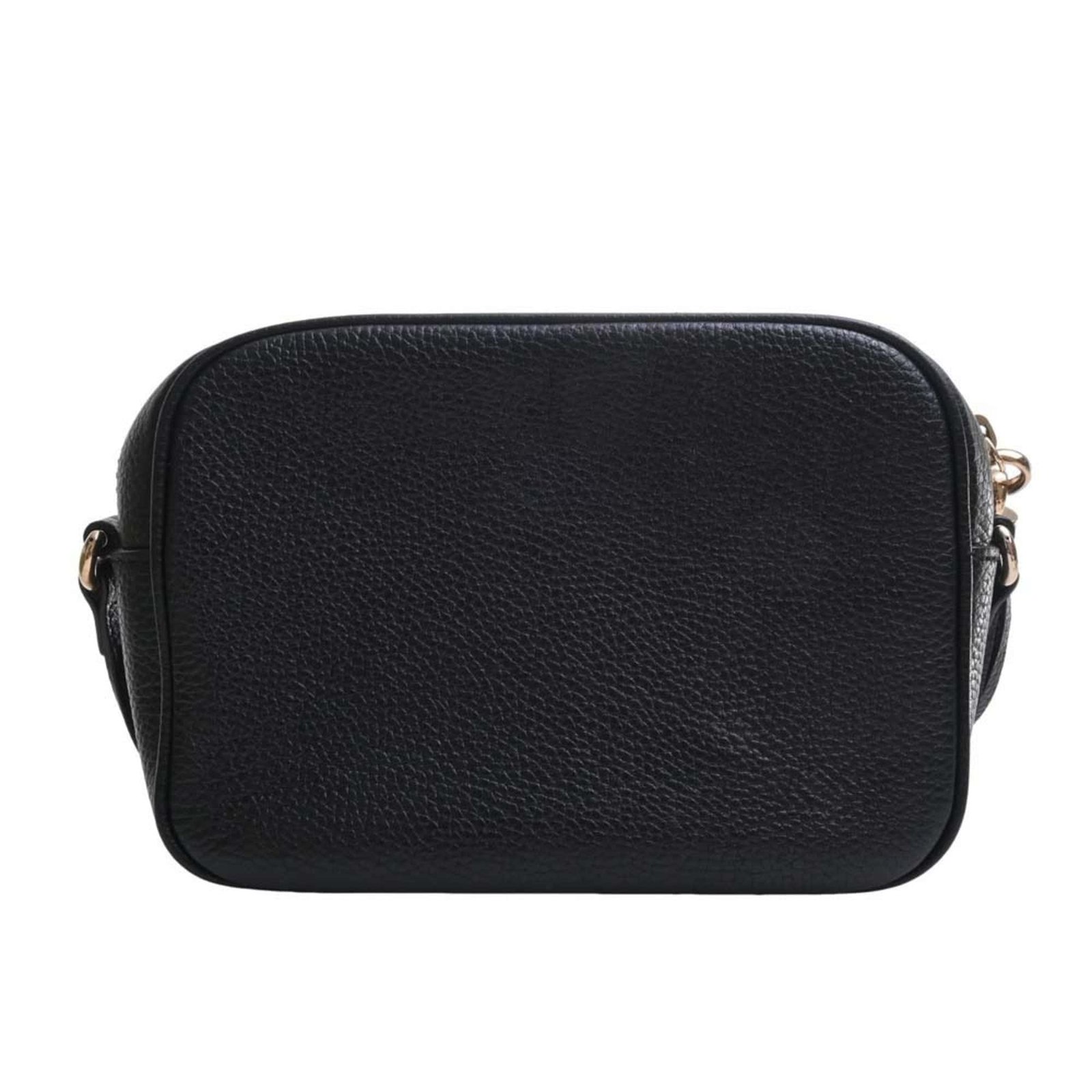 GUCCI Soho Leather Small Disco Bag Shoulder 308364 Black Ladies | AlmaBagz