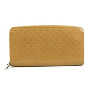 Louis Vuitton Damier Facet Zippy Wallet M94442 Unisex Leather Long Wallet (bi-fold) Beige | AlmaBagz