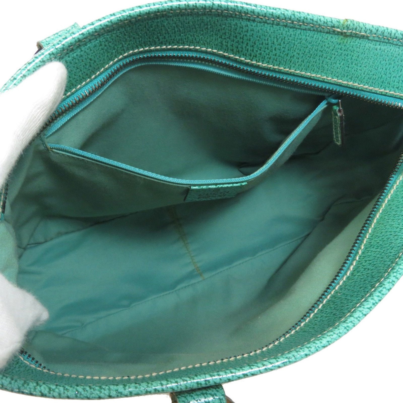 Gucci 113011 GG Tote Bag Canvas Leather Ladies | AlmaBagz - Image 5