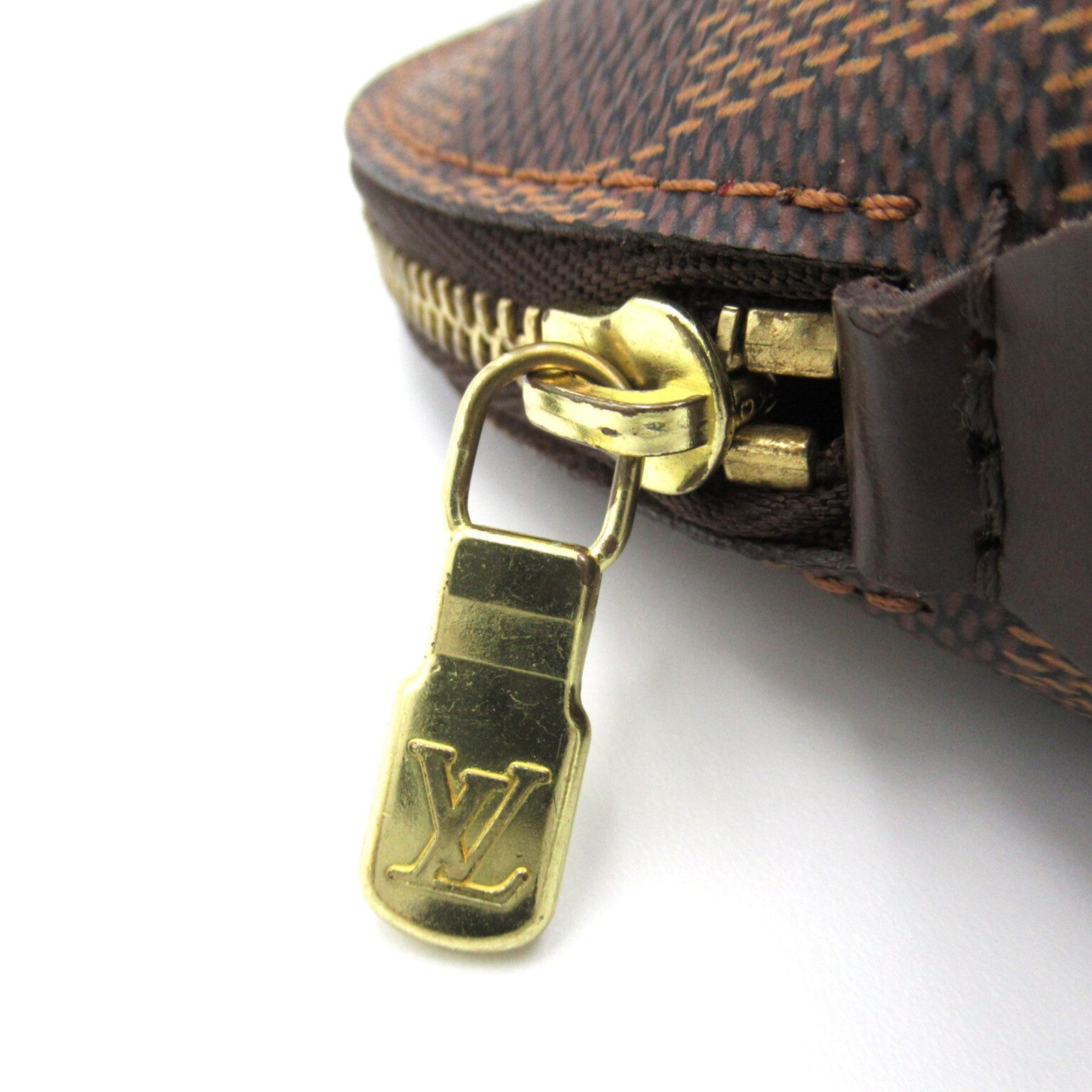 LOUIS VUITTON Pochette Cosmetic PM Brown Damier PVC coated canvas N47516 | AlmaBagz - Image 7