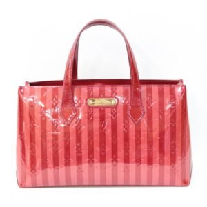 Louis Vuitton Handbag Monogram Verni Wilshire PM Rayur M91702 Pomme d'Amour Ladies | AlmaBagz