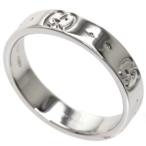 Gucci Icon #10 Ring K18 White Gold Ladies GUCCI | AlmaBagz