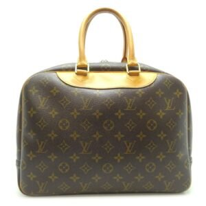 LOUIS VUITTON Deauville [Bowling Vanity] Women's Handbag M47270[] Monogram Ebene [Brown] | AlmaBagz