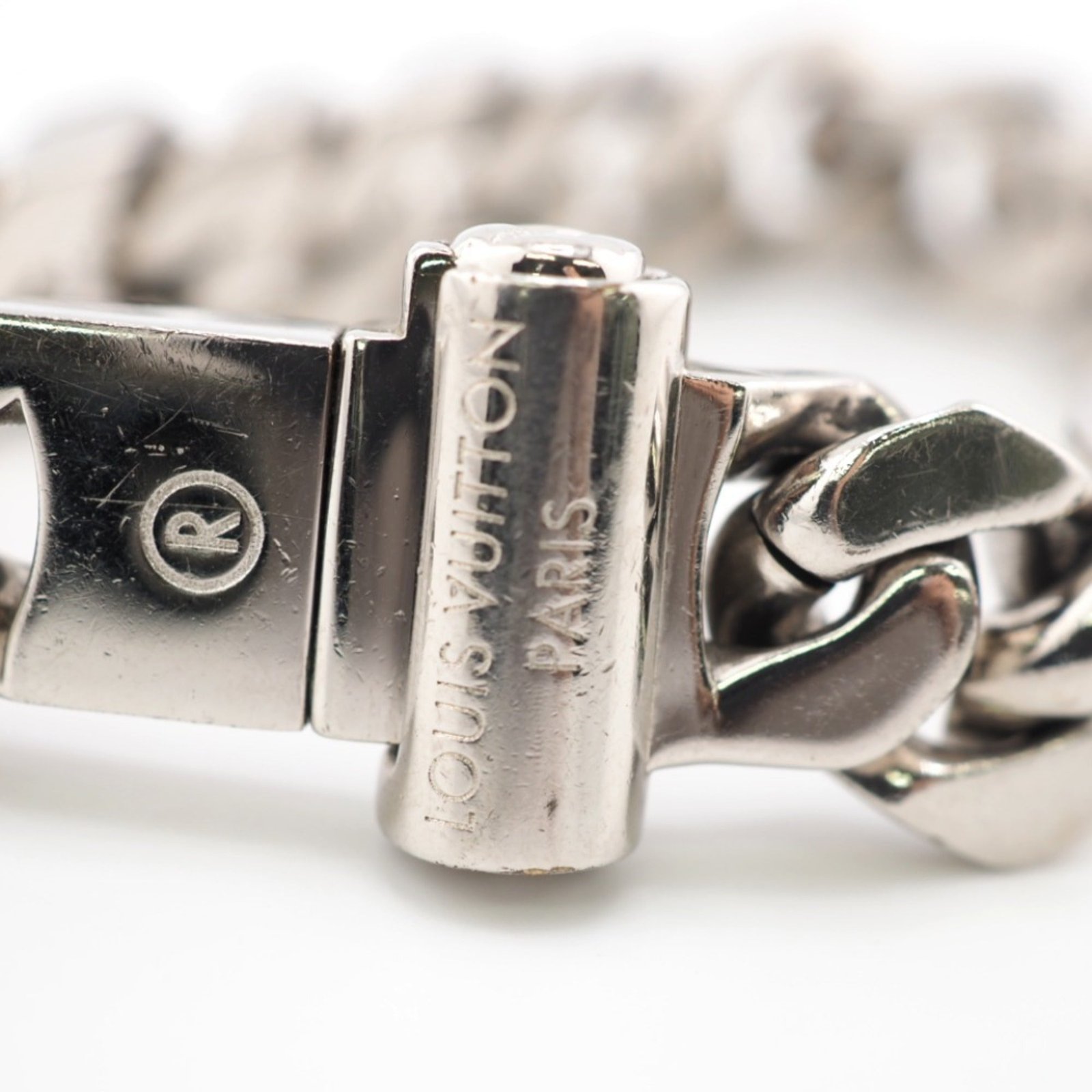 LOUIS VUITTON M68273 Bracelet LV Chain Links M Silver Men's | AlmaBagz