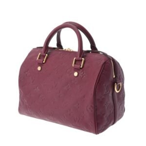 LOUIS VUITTON Monogram Empreinte Speedy Bandouliere 25 Orole M40764 Women's Leather Bag | AlmaBagz