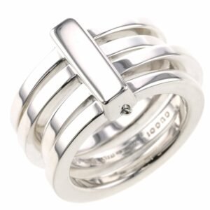 Gucci Ring 4 Row Silver 925 Upper No. 8 - Lower 10 Ladies GUCCI | AlmaBagz