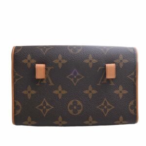 LOUIS VUITTON Monogram Pochette Florentine Waist Bag M51855 Brown Women's | AlmaBagz