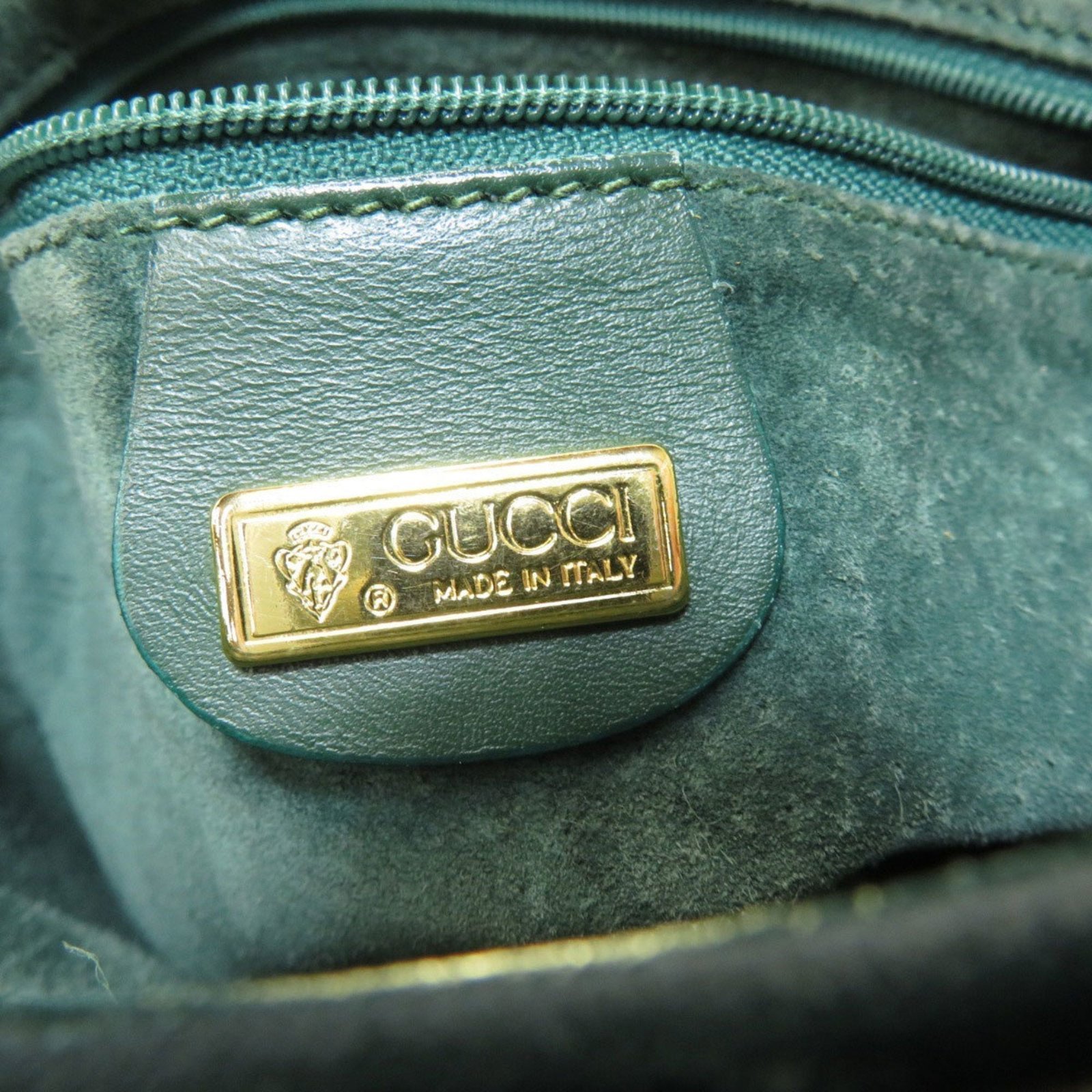 Gucci 001 084 1200 metal fittings motif shoulder bag leather ladies GUCCI | AlmaBagz - Image 6