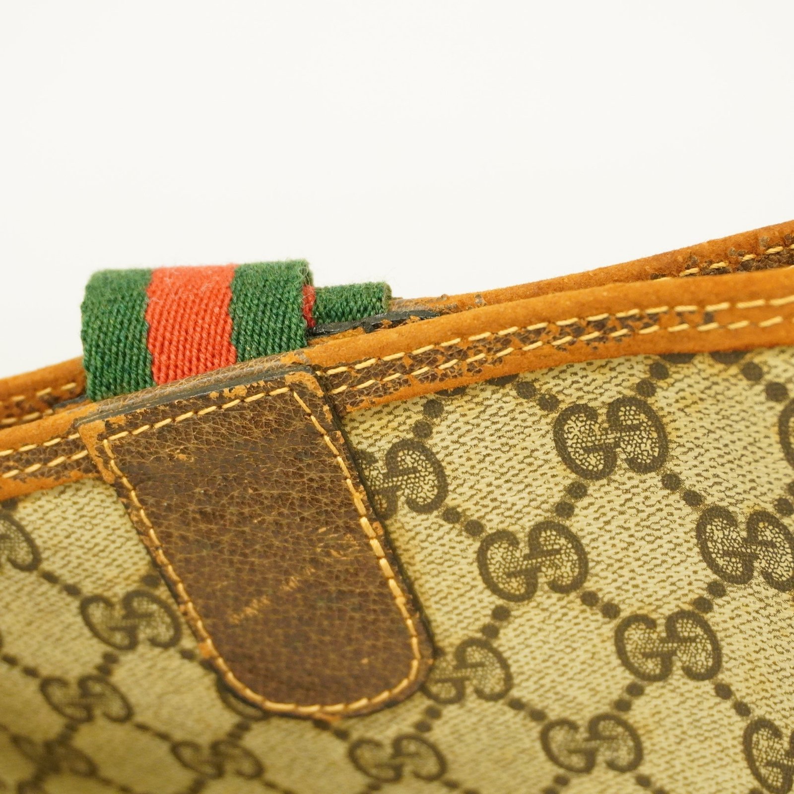 GUCCI Sherry Line Tote Bag Women's GG Supreme Tote Bag Beige | AlmaBagz - Image 8