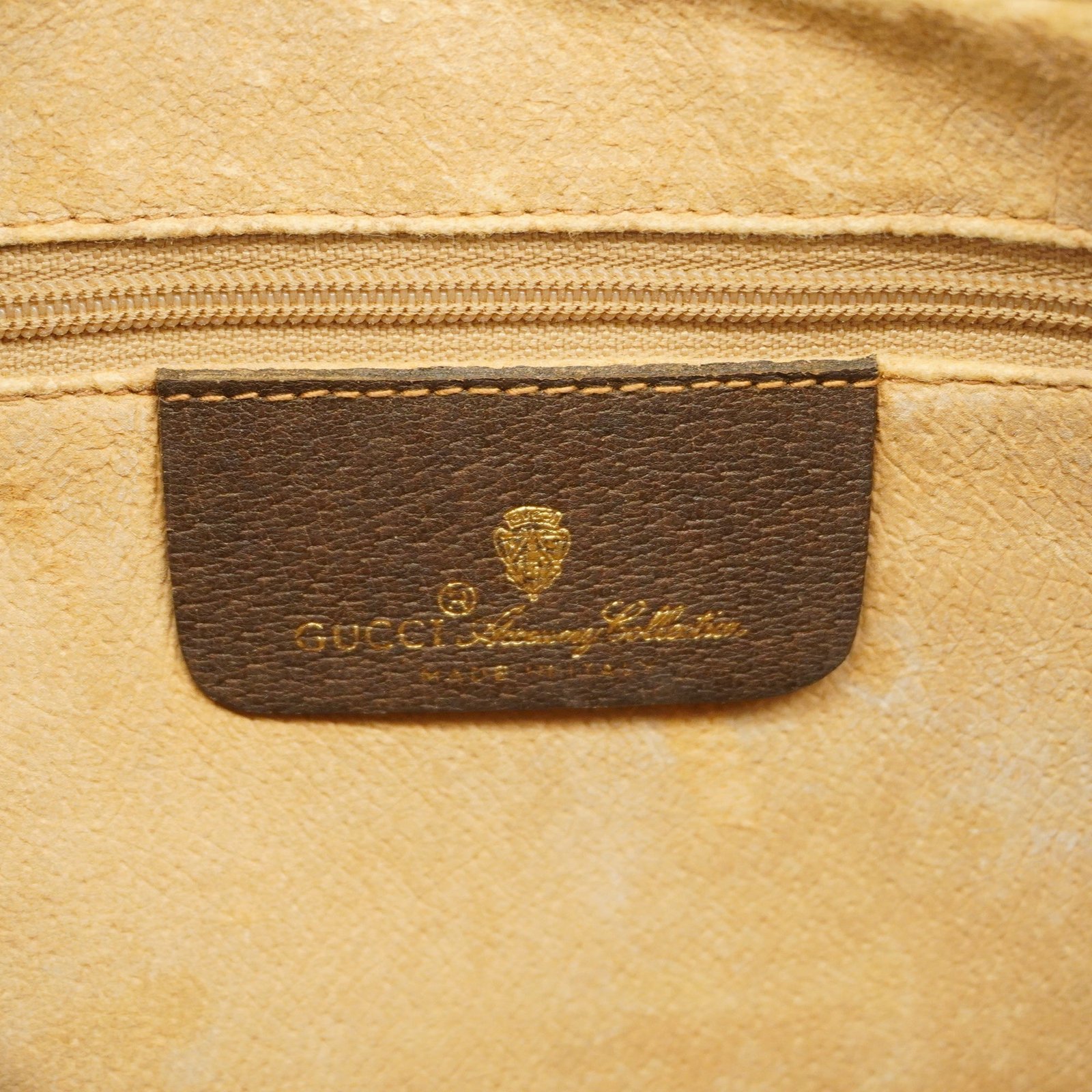 GUCCI Clutch Bag 89.01.044 Women's GG Supreme Clutch Bag Beige,Brown | AlmaBagz - Image 6