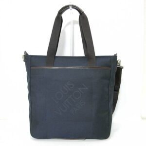 LOUIS VUITTON Bag Jongleur Blue Ocean Navy Tote Shoulder Crossbody 2way Men's Damierjean N48089 LOUISVUITTON | AlmaBagz