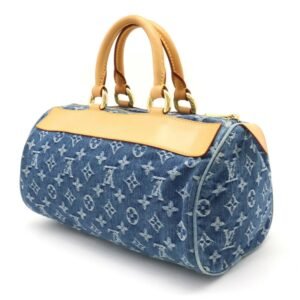 Louis Vuitton Monogram Neo Speedy Handbag Boston Bag Blue M95019 | AlmaBagz