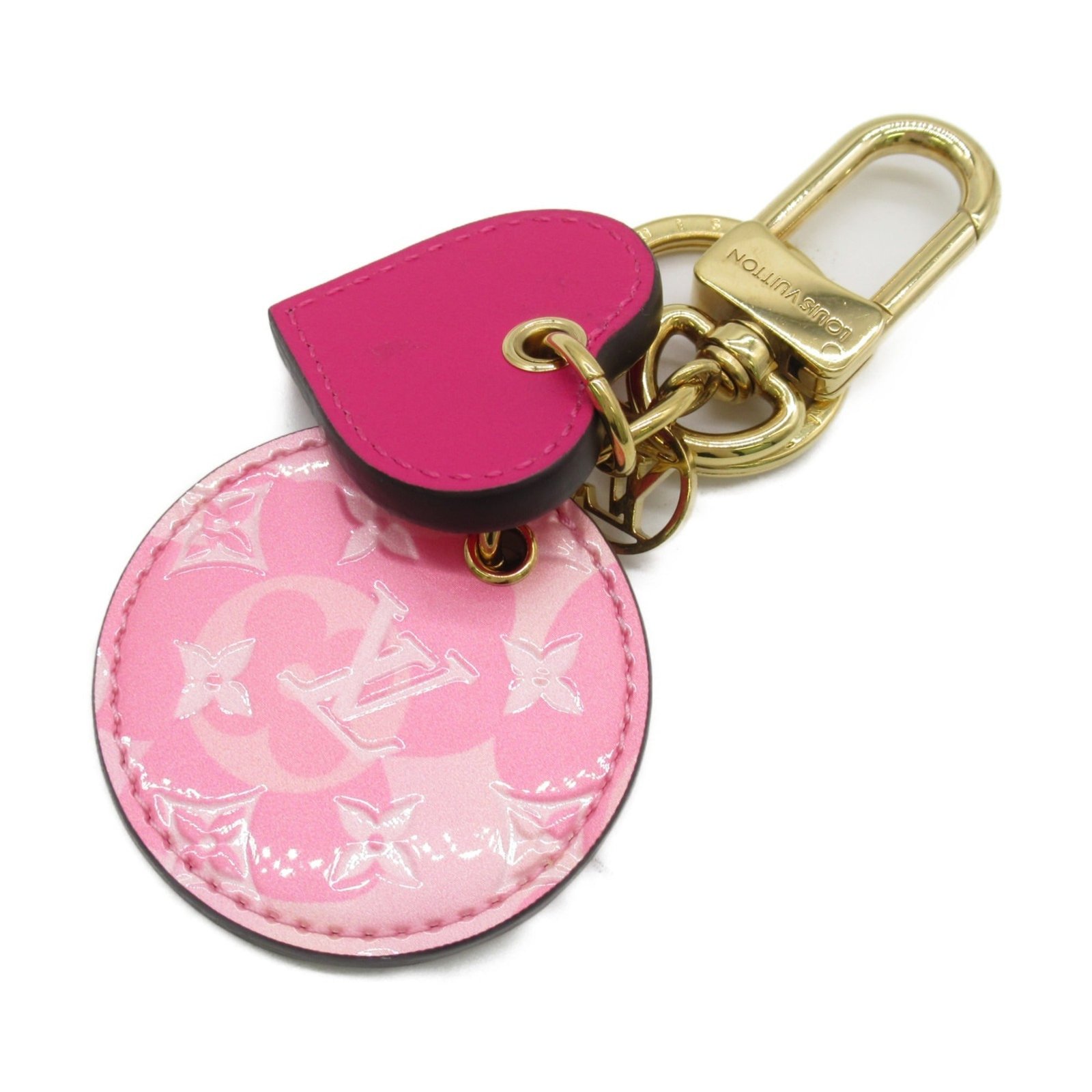 LOUIS VUITTON portocle valentine heart Pink Vernis M00268 | AlmaBagz - Image 6