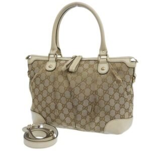 GUCCI GG Canvas Sookie 2WAY Handbag 247902 Beige/Ivory Women's | AlmaBagz