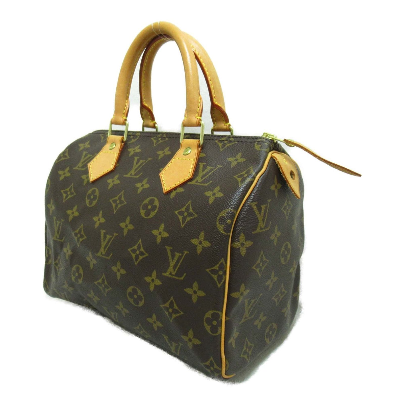 LOUIS VUITTON Speedy 25 Brown Monogram PVC coated canvas M41528 | AlmaBagz - Image 2