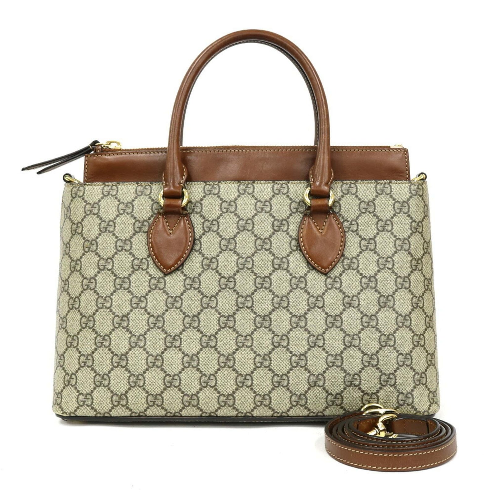Gucci Shoulder Bag GG Beige Ladies | AlmaBagz