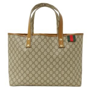 Gucci Bag Ladies Tote GG Plus Sherry Greige 211134 | AlmaBagz