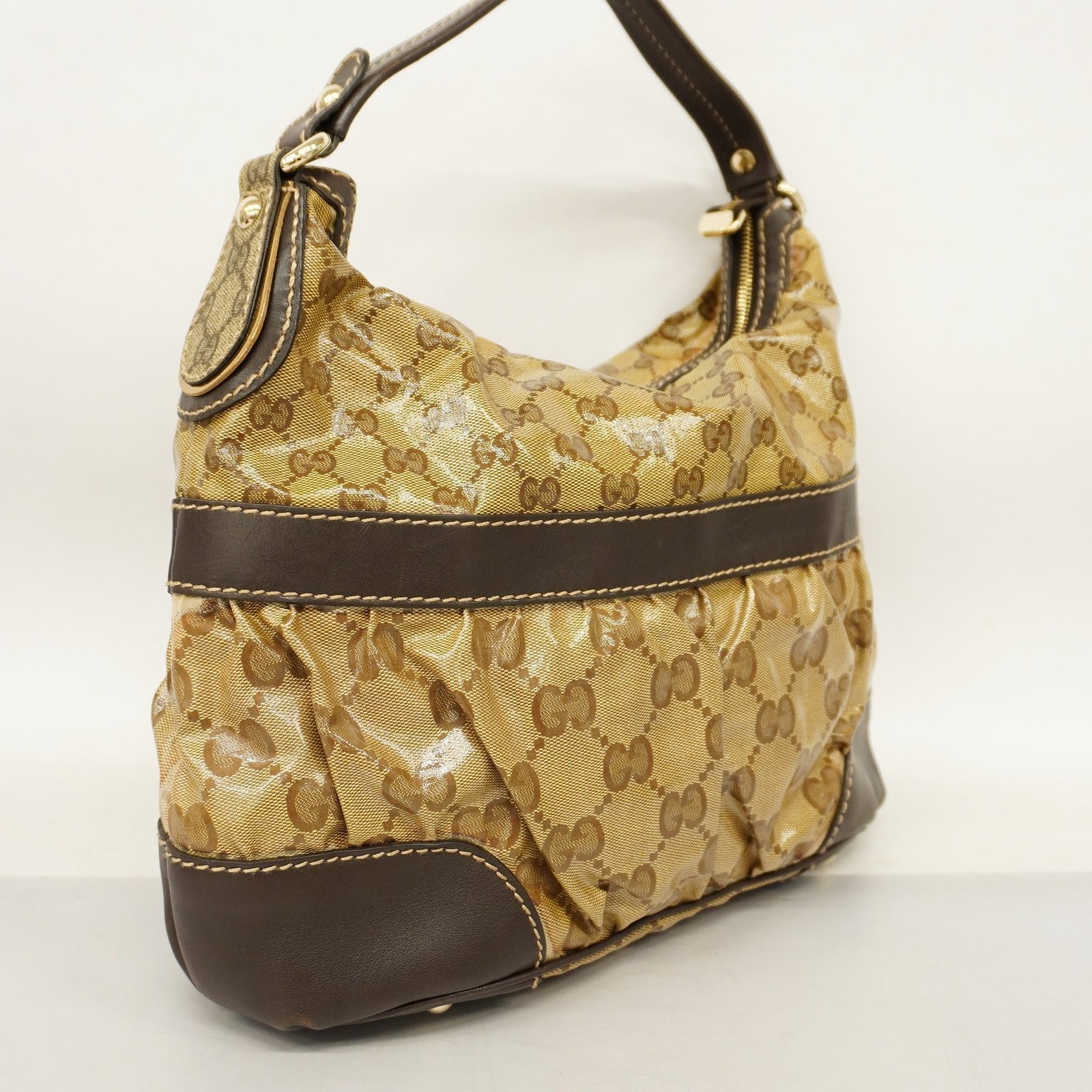 GUCCIAuth GG Crystal Shoulder Bag 223965 Women's Coated Canvas,Leather | AlmaBagz