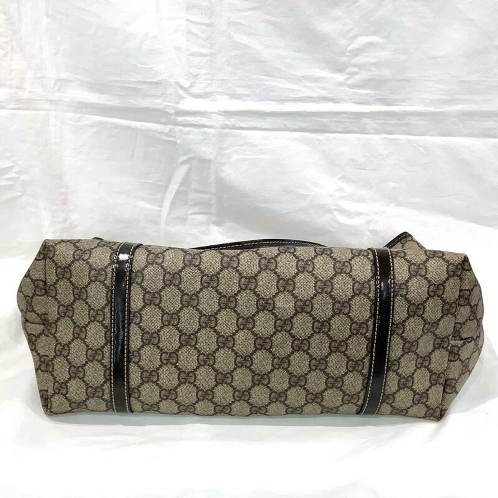 Gucci (Gucci) GG Pattern Tote Bag PVC Coated Canvas Brown Enamel 197953.213048 Women's | AlmaBagz - Image 7