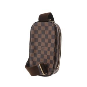 LOUIS VUITTON Damier Pochette Ganju SP Order Brown N48048 Women's Canvas Body Bag | AlmaBagz