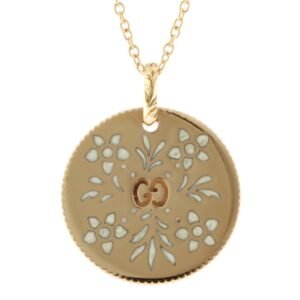 Gucci Necklace 18K Gold Ladies | AlmaBagz