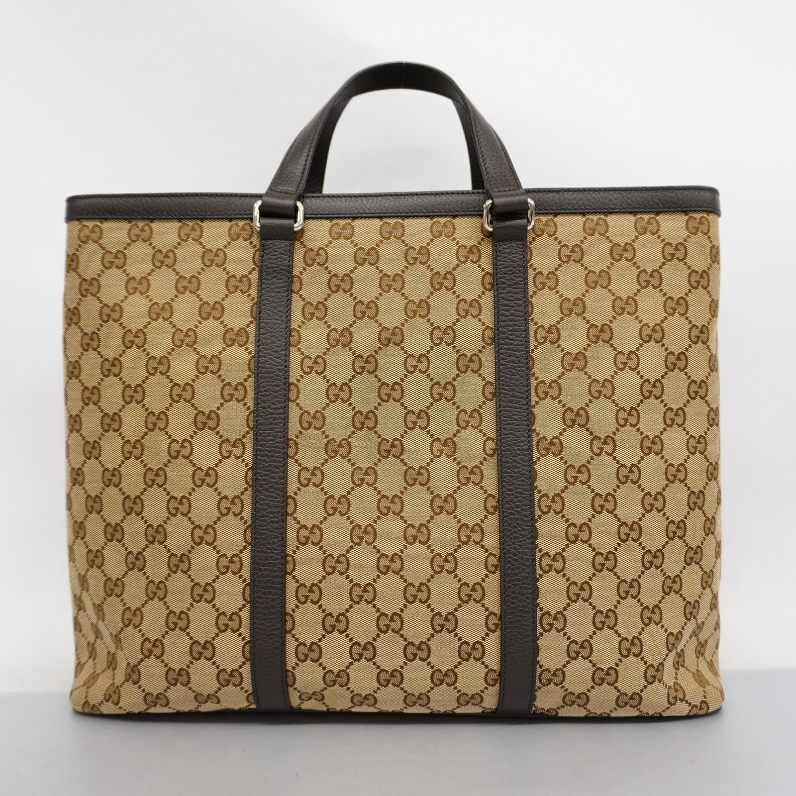 GUCCI GG Canvas 2way Bag 449169 GG Canvas Handbag,Shoulder Bag Beige,Brown | AlmaBagz - Image 10