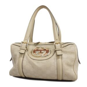 Guccissima 170009 Women's Leather Tote Bag Ivory | AlmaBagz