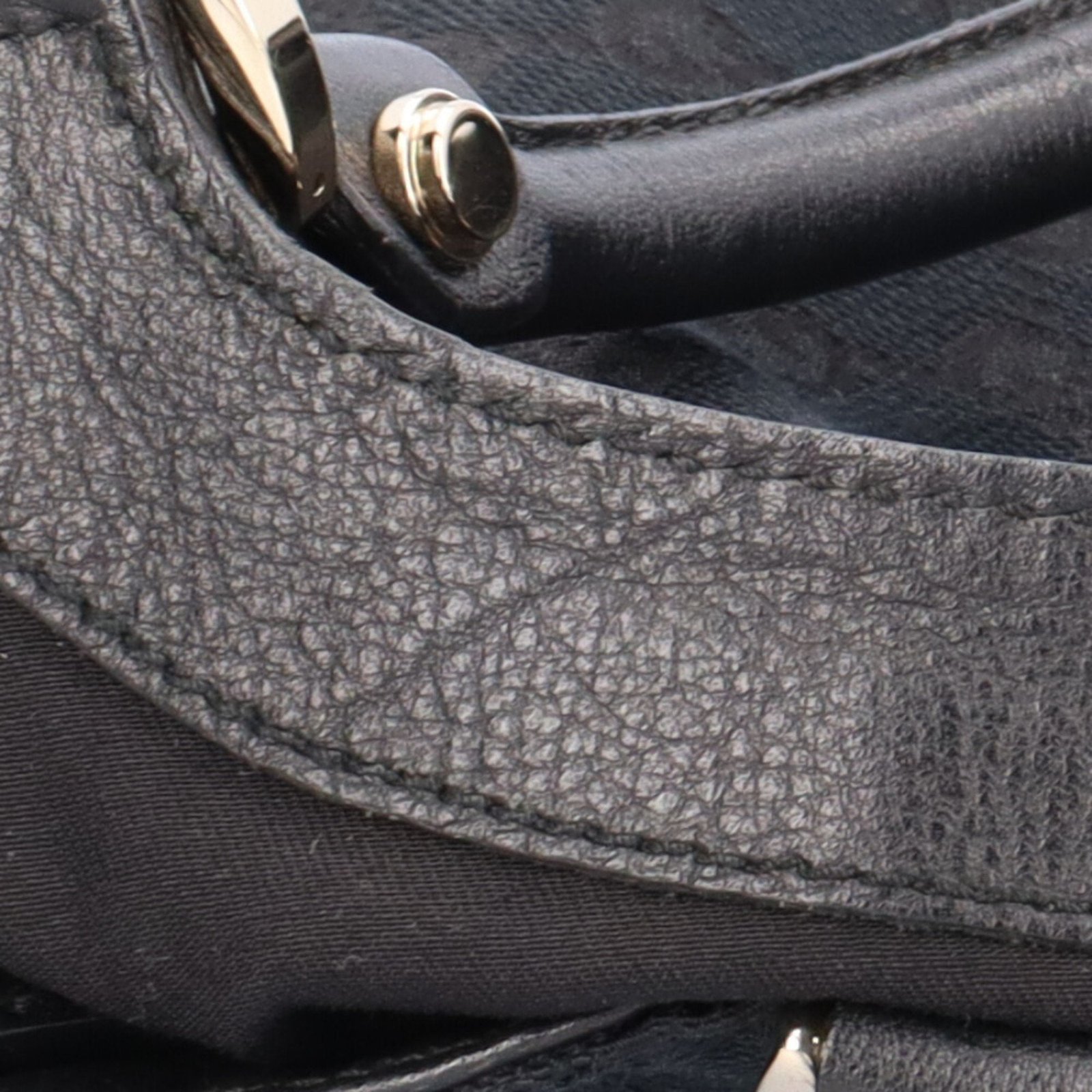 GUCCI Abbey GG Campus Shoulder Bag Canvas Black Women's | AlmaBagz - Image 5