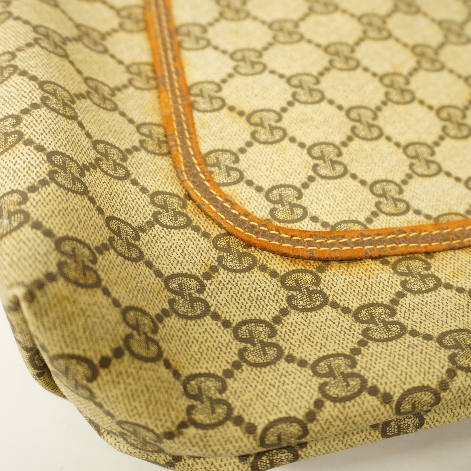 GUCCI Sherry Line Tote Bag Women's GG Supreme Tote Bag Beige | AlmaBagz - Image 9