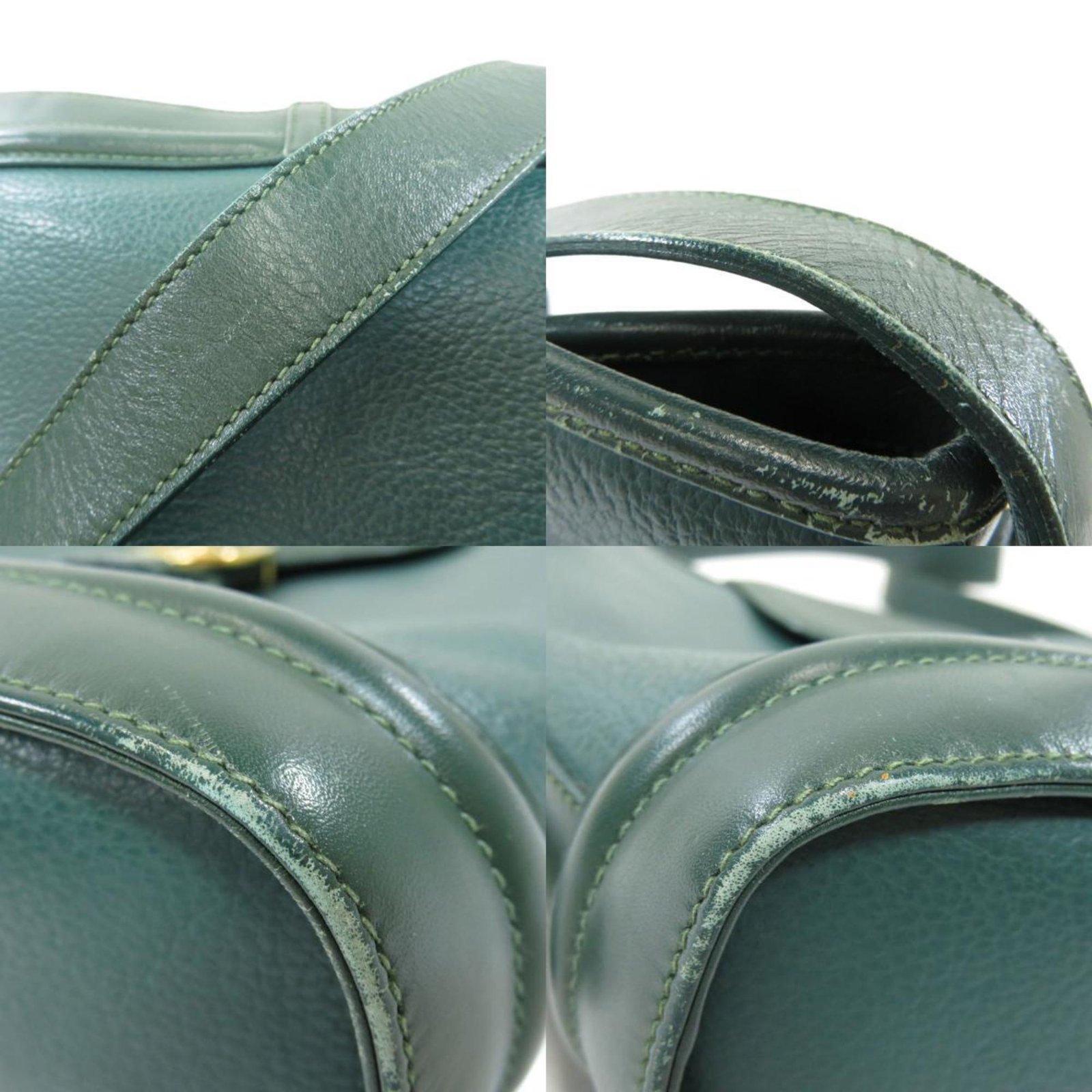 Gucci 001 084 1200 metal fittings motif shoulder bag leather ladies GUCCI | AlmaBagz - Image 9