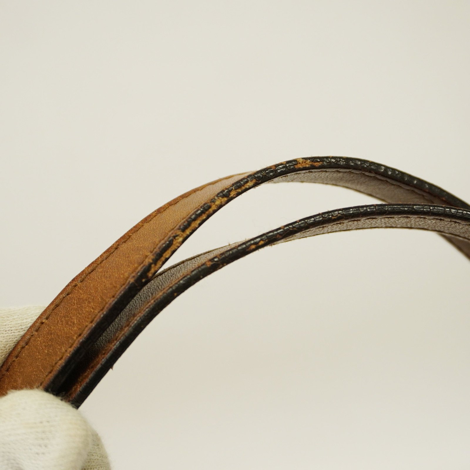 GUCCI GG Canvas Handbag 002 1099 Women's Leather Handbag Beige,Brown | AlmaBagz - Image 12