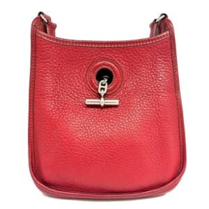 Hermes Vespa TPM Shoulder Bag Taurillon Red Leather Mantel Chain CHANEL | AlmaBagz