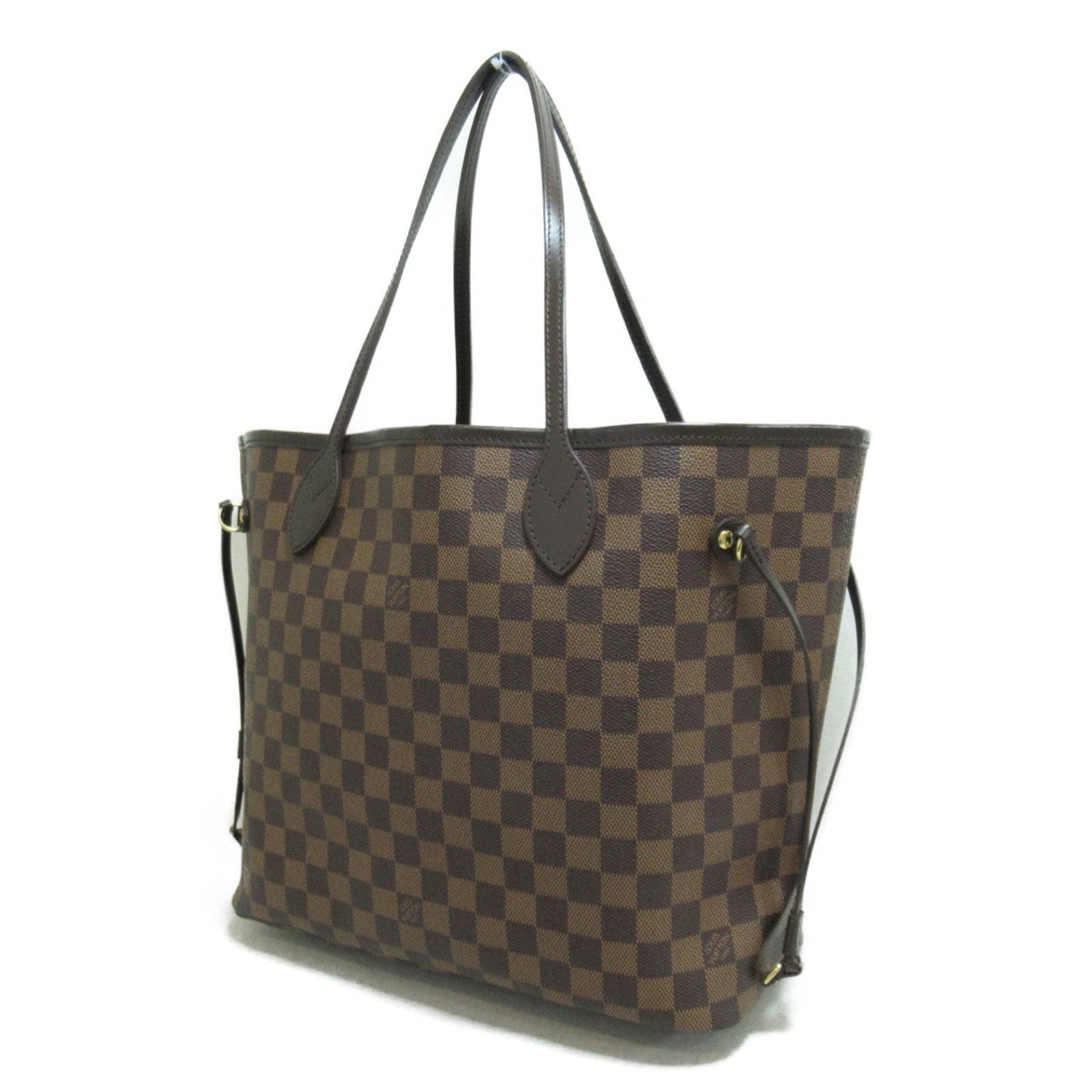 LOUIS VUITTON Neverfull MM Brown Ebene Damier PVC coated canvas N51105 | AlmaBagz