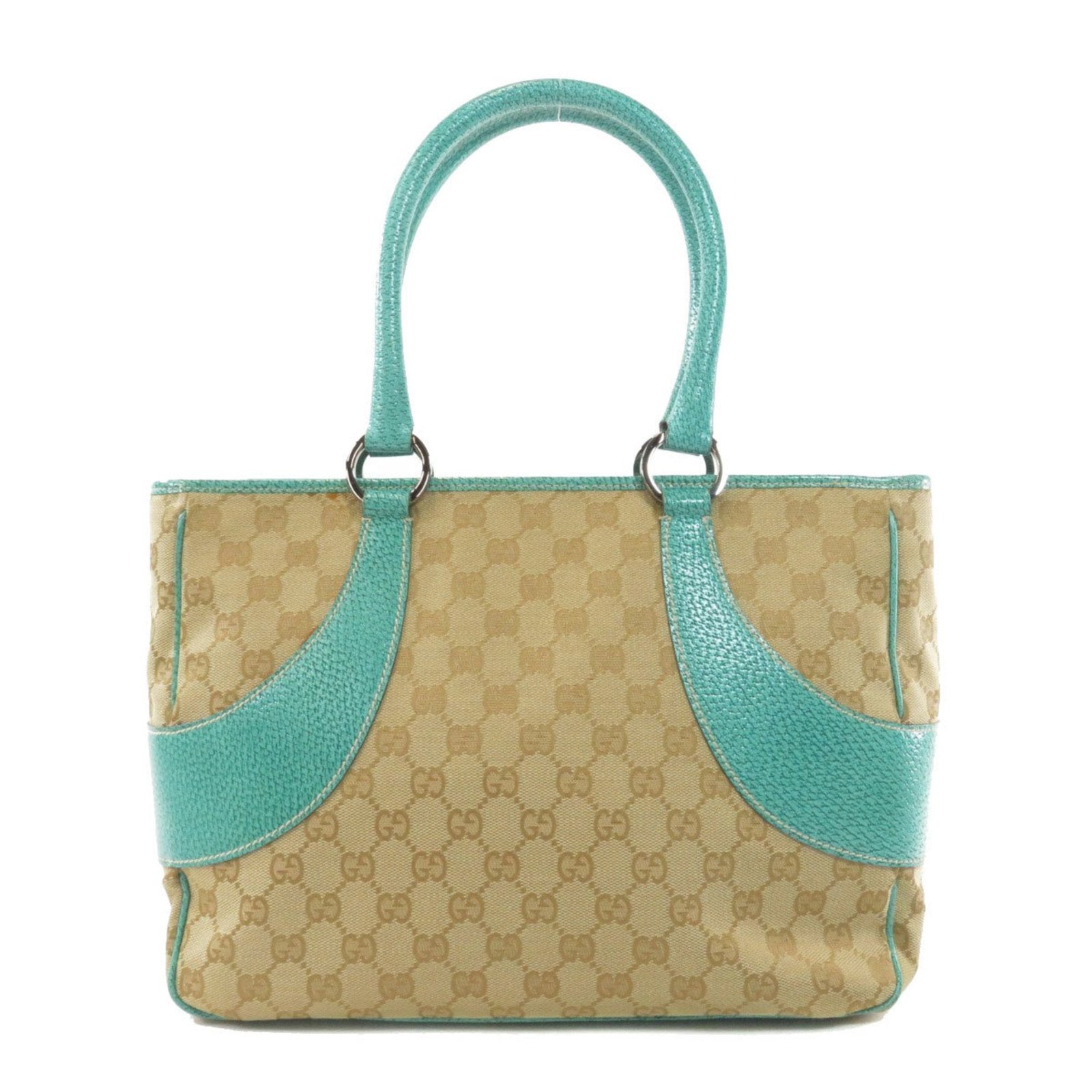 Gucci 113011 GG Tote Bag Canvas Leather Ladies | AlmaBagz