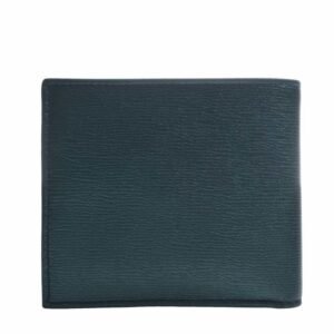GUCCI Interlocking G Leather Bifold Wallet 256336 Metallic Green Men's | AlmaBagz