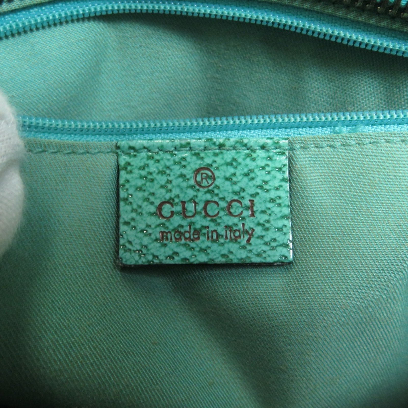 Gucci 113011 GG Tote Bag Canvas Leather Ladies | AlmaBagz - Image 6