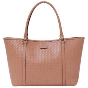 Gucci Bag Ladies Tote Shoulder Shima Micro Leather Pink 449647 | AlmaBagz