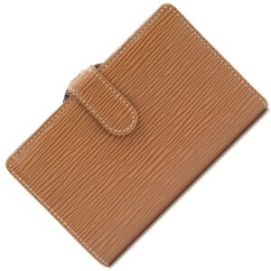 Louis Vuitton Bifold Clasp Wallet Epi Porto Monet Viennois M63271 Cannel Women's LOUIS VUITTON | AlmaBagz
