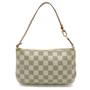 Louis Vuitton Pochette Accessoires White Damier Azur PVC coated canvas N51986 | AlmaBagz