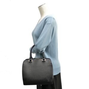 LOUIS VUITTON Pont Neuf Epi HandBag Leather M52052 Black Women's | AlmaBagz